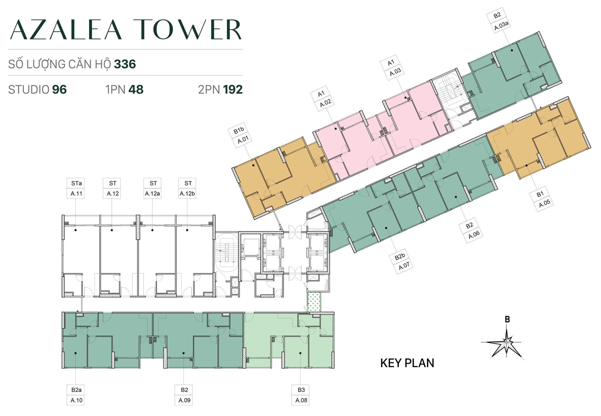 Mặt bằng layout căn hộ dự án Setia Gardens Residences