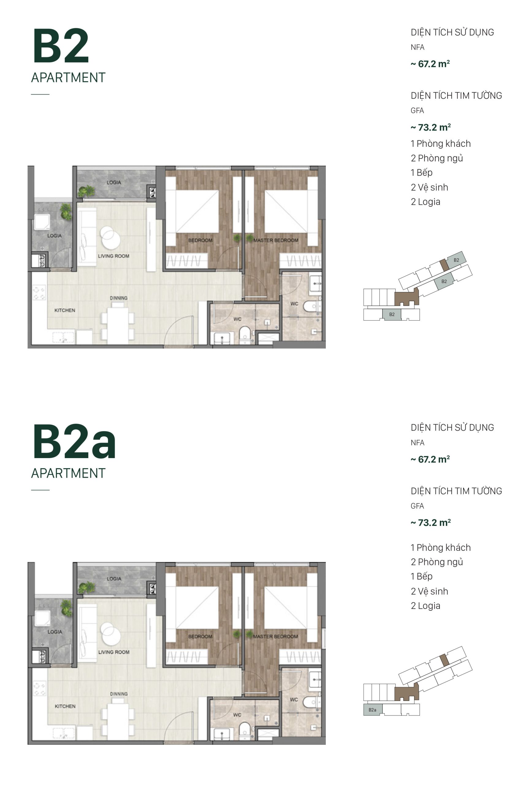 Mặt bằng layout căn hộ dự án Setia Gardens Residences