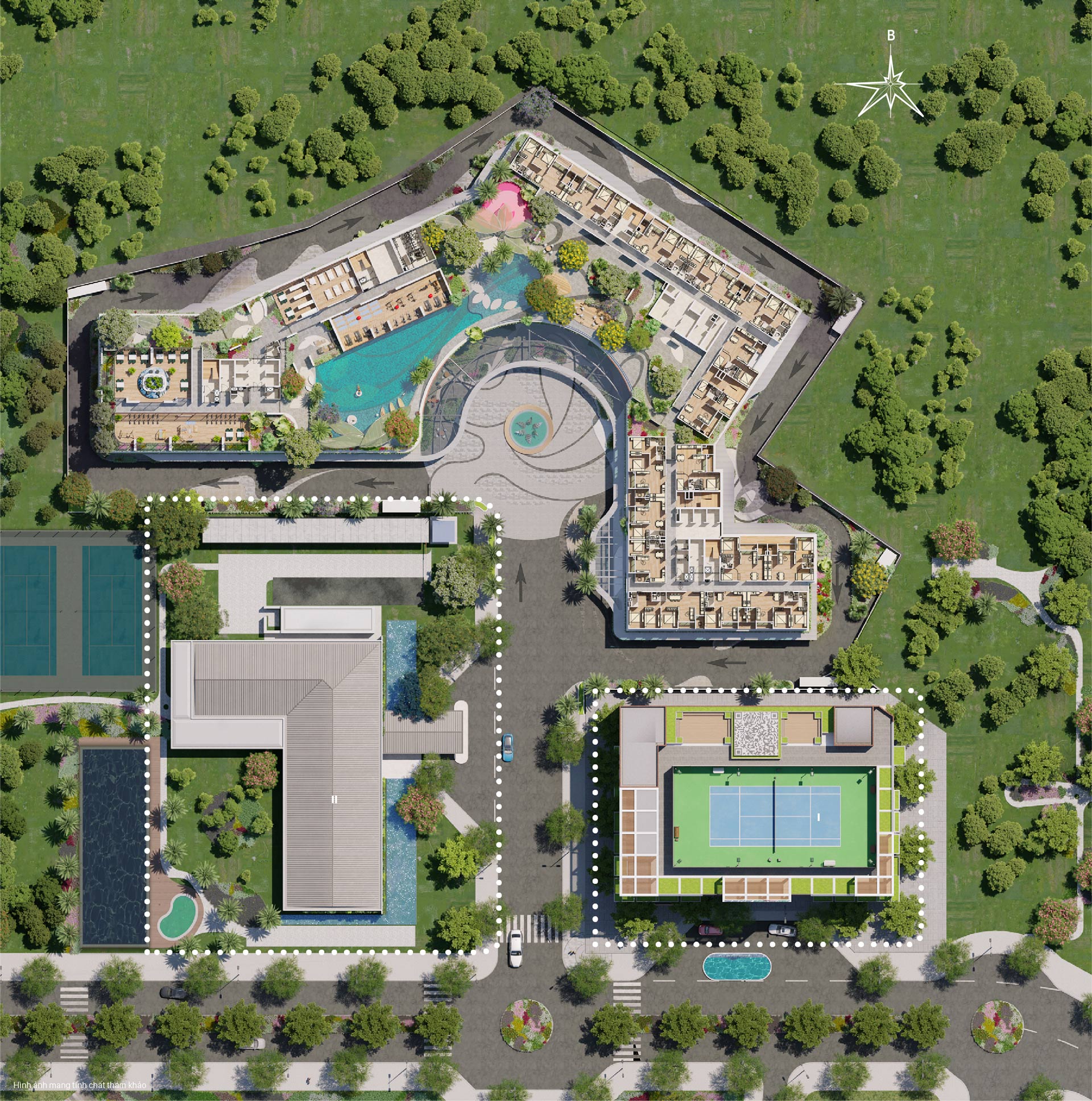 Mặt bằng tổng thể dự án Setia Gardens Residences