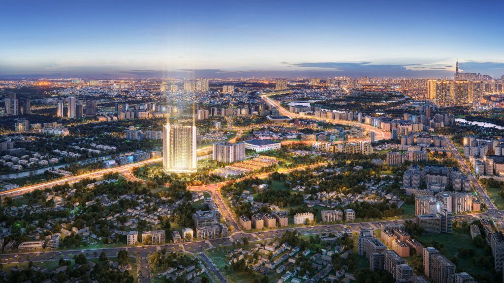 Dự án Setia Gardens Residences buổi tối